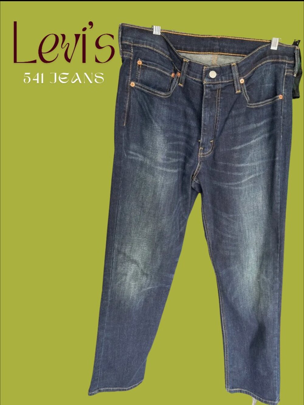 Levi's 541 Men's Straight-Leg Jeans in Dark Indigo- 34x32